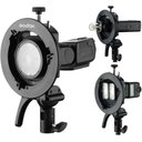 Ver imagem 4 de Suporte Flash Adaptador Bowens Godox S2 para V1 Ad200 Ml60
