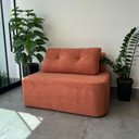 Ver imagem 6 de Sofá Modular Cielo 120cm Recepção Loja Sala de Estar Bouclê Terracota - Montanari's Decor