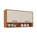 Ver imagem 2 de Armário de Cozinha 2 Portas 120cm Bege/Cinamomo/Off White