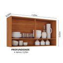 Ver imagem 3 de Armário de Cozinha 2 Portas 120cm Bege/Cinamomo/Off White