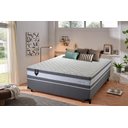 Ver imagem 2 de Conjunto Cama Box Casal c/ Molas Ensacadas Alpine Cinza 138x188x65 