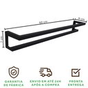 Ver imagem 6 de Toalheiro com Prateleira Strassis Design Sd-4001 60 Cm Preto