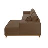 Sofá Cronos 03 Metros Chaise Lado Direito Meu Sofá Online - 4