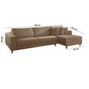 Ver imagem 7 de Sofá Cronos 03 Metros Chaise Lado Direito Meu Sofá Online