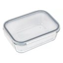 Ver imagem 2 de Pote Vidro Hermética Marmita Tampa Silicone Preto 1040ml Grande