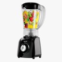 Ver imagem 3 de Liquidificador Mallory Fast Mix 520w Preto 2vel+pulsar 110v