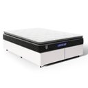 Ver imagem 1 de Cama Box com Colchão Gazin de Espuma D28 Pillow Top Ortoblack Queen 158cm