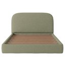 Ver imagem 7 de Cama Queen Flutuante com Cabeceira 160cm Aura W01 Bouclê Oliva - Lyam Decor