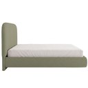 Ver mais imagens de Cama Queen Flutuante com Cabeceira 160cm Aura W01 Bouclê Oliva - Lyam Decor