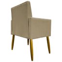 Ver imagem 5 de Kit 3 Poltronas Decorativa Para Sala Recepção Escritório Mari Suede Cores