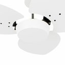 Ver imagem 2 de Ventilador de Teto Natuvent Dahlia No Light 3 Pás Madeira Branco 127v