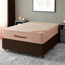 Ver imagem 1 de Cama Box + Colchão Casal Molas Ensacadas Airtech Ortobom