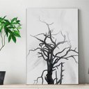 Ver imagem 1 de Placa Decorativa Natureza Morta Preto e Branco-30X45Cm