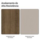Ver imagem 4 de Kit Balcão + Cristaleira 70cm Rustic/crema Agata Madesa 01