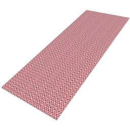 Tapete Passadeira Cozinha 2,00m X 0,65m - Vermelho - Geométrico - 2