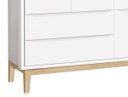 Ver imagem 3 de Guarda-Roupa Retrô 3 Portas Classic New Fosco com Natural - Reller