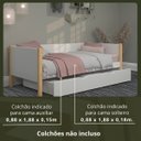 Ver imagem 4 de Bicama de Solteiro Madeira Maciça Reforçada Woodstore
