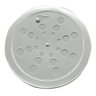 Ralo Grelha Inox para Banheiro Redondo 10x10 com Fecho Del Metais Tampa - 2