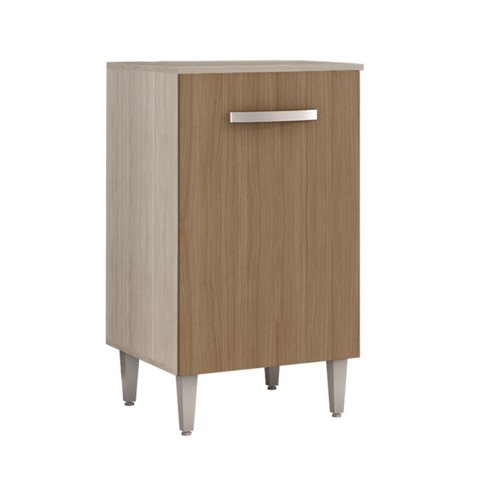 Balcão Armário para Botijão de Gás Angela Hr Móveis:elmo-marrom