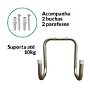 Ver imagem 5 de Suporte de Parede Fixo em Aço Enrolador Mangueira Jardim