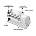 Ver imagem 3 de Cilindro de Massa Elétrico Saro Csc4011 Standard Cromado Antiaderente 40cm Inox e Aço 127v