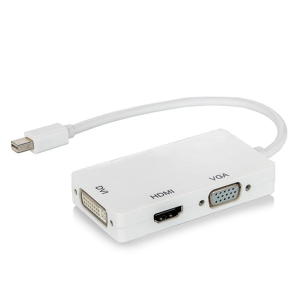 Adaptador Mini Displayport para Hdmi Vga Dvi - 1