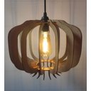 Ver imagem 4 de Luminária Teto Tipo Pendente em Mdf - Completa