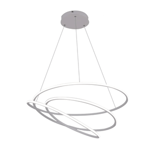 Luminária Pendente Espiral 88w 3000k Bivolt Branco - Opus