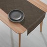 1 Caminho Trilho Mesa Impermeável PVC Kori Bege 42x140 - 4