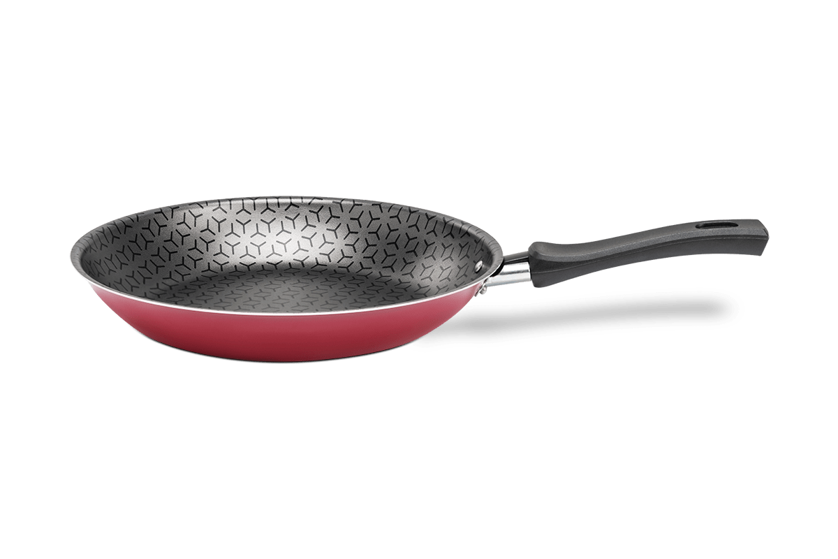 Frigideira 24 Cm 1,45 L Revestimento Pro-flon Antiaderente Cor Borgonha Linha Anis Brinox Vermelho - 1