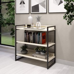 Estante de Ferro Industrial com Prateleiras para Livros Bebidas Estiloso e Moderno - 2
