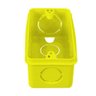 Caixa de Luz Embutir 4x2 Amarela Pacote com 24 UN AZN - Amarela - 1