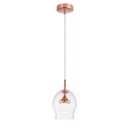 Ver imagem 1 de Pendente Clear Ouro Rose 25cm Led 5w 2700k Bivolt Pe-052/5.16 Mais Luz