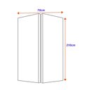 Ver imagem 3 de Porta Camarão de Madeira 210x70cm Friso 10 Sarrafeada Jb Portas Curupixá