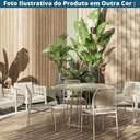 Ver imagem 7 de Kit 4 Cadeiras Empilhável Leme Fratini Aço Terracota Assento e Encosto Trama Corda Náutica