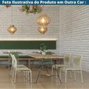 Ver mais imagens de Kit 4 Cadeiras Empilhável Leme Fratini Aço Terracota Assento e Encosto Trama Corda Náutica
