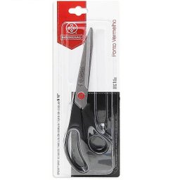 Tesoura Costura Reforçada 24CM Preta Mundial Fio Serrilhado 690-9.1/2SR - 1