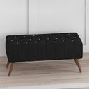 Ver imagem 6 de Puff Puf Para Sala 100 cm Pes Madeira Trit Veludo SL 944 Peer