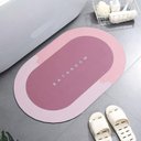 Ver imagem 1 de Kit 03 Tapetes Banheiro Super Absorvente Antiderrapante Neoprene Veludo Cristal 40cm x 60cm