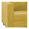 Kit Sofá 2 Lugares e Poltrona Europa Suede Amarelo - Am Decor - 10