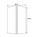 Ver imagem 3 de Porta Camarão de Madeira 210x80cm Friso 10 Sarrafeada Jb Portas