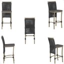 Ver imagem 5 de Mesa Bistro e 4 Banquetas Roma Fendi Corda Náutica 11 Trama Original