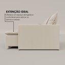 Ver imagem 4 de Sofá Cama Retrátil em Madeira Eucalipto e Bouclê 220cm Flórida