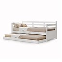 Ver imagem 6 de Bicama Solteiro Enjoy com Cama Auxiliar Madeira Maciça Branca
