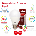 Ver imagem 2 de 20 Unidades Lâmpada Fria G3 Led Economic Bivolt 7w Potência 6500k Temperatura 620 Lúmens Durín