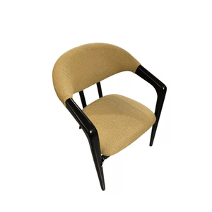 Cadeira Millo Ebanizado Ferro Preto