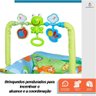 Cadeira de Descanso Bebê Balanço Azul até 18kg Suave Vibração Relaxante Cinto de Segurança Mobile Ba - 7