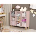 Ver imagem 4 de Cama Infantil Carro Rosa com Colchão e Organizador de Bringuedo