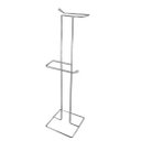 Ver imagem 2 de Suporte Porta Papel Higiênico de Chão Duplo Cromado