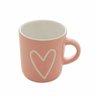 Conjunto 3 Caneca de Porcelana Big Heart Coreção Café Chá Presente - 4